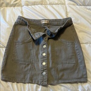 Altar’d State button up mini skirt